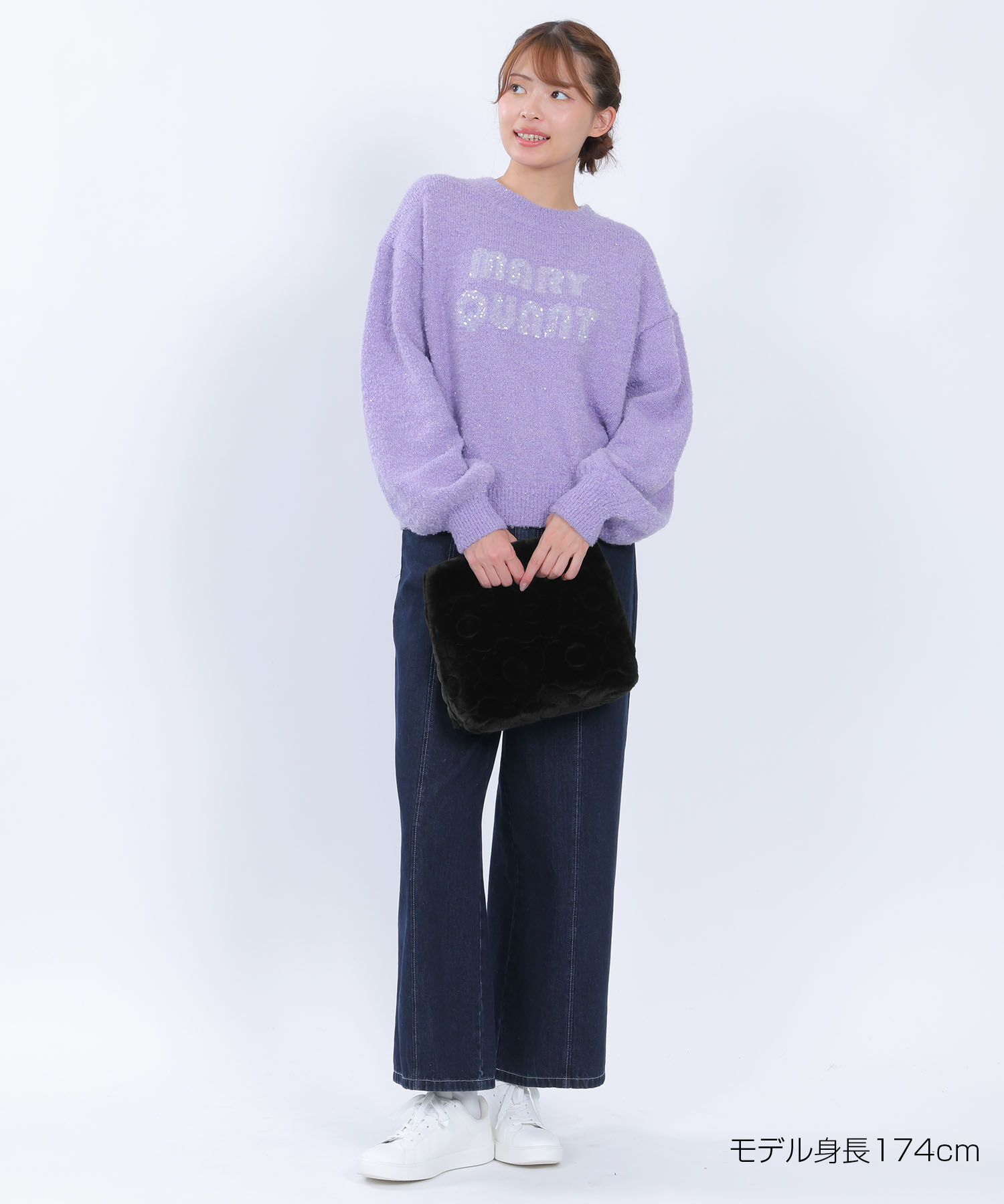 MARY QUANT「スパンコールニット プルオーバー」|プルオーバー|