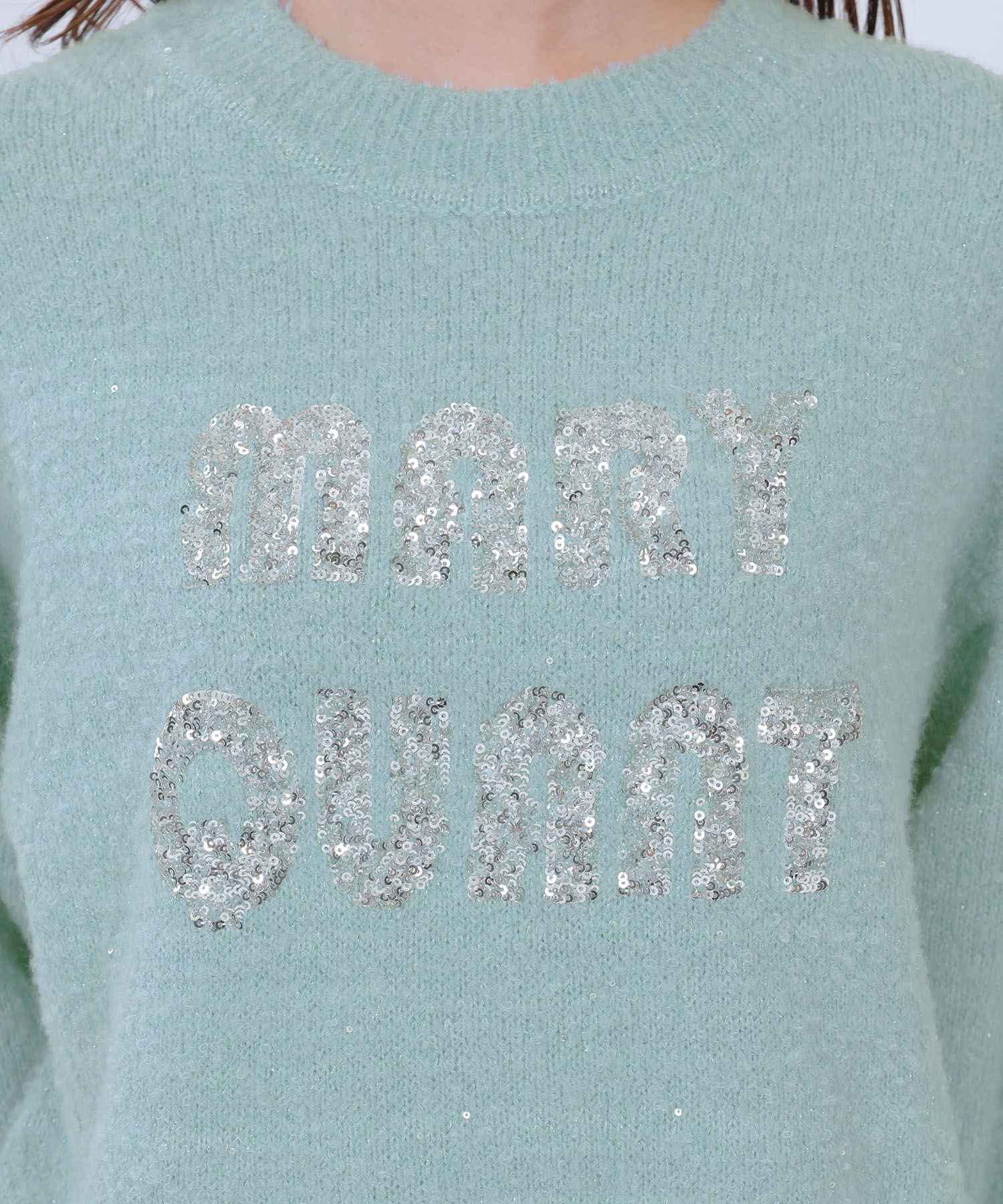 MARY QUANT「スパンコールニット プルオーバー」|プルオーバー|