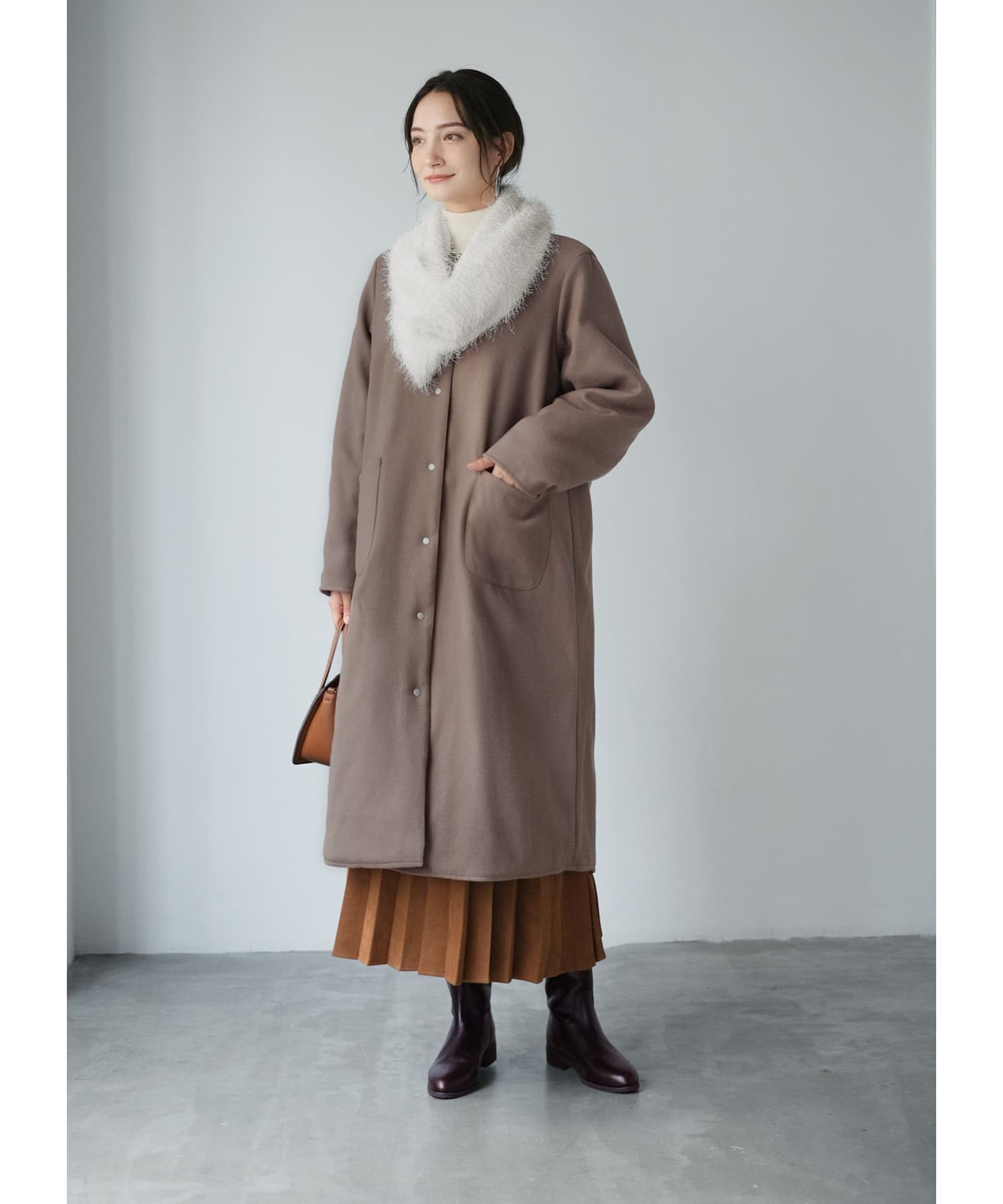 STYLE DELI「ファンシーシャギーニットスヌード」|スヌード|