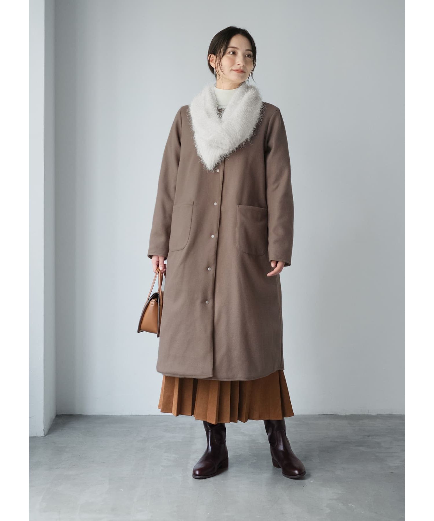 STYLE DELI「ファンシーシャギーニットスヌード」|スヌード|