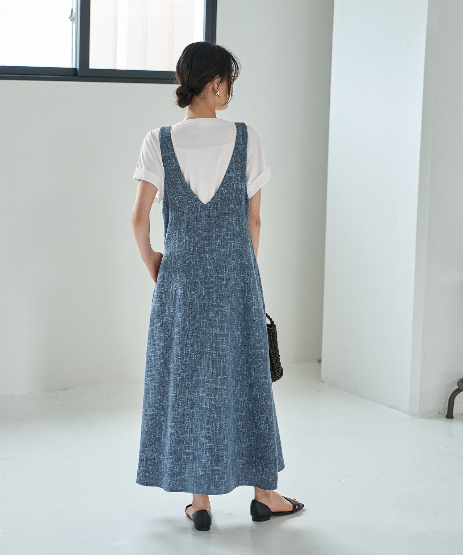 STYLE DELI「【LUXE】サマーツイードジャンパースカート」|ジャンパースカート|