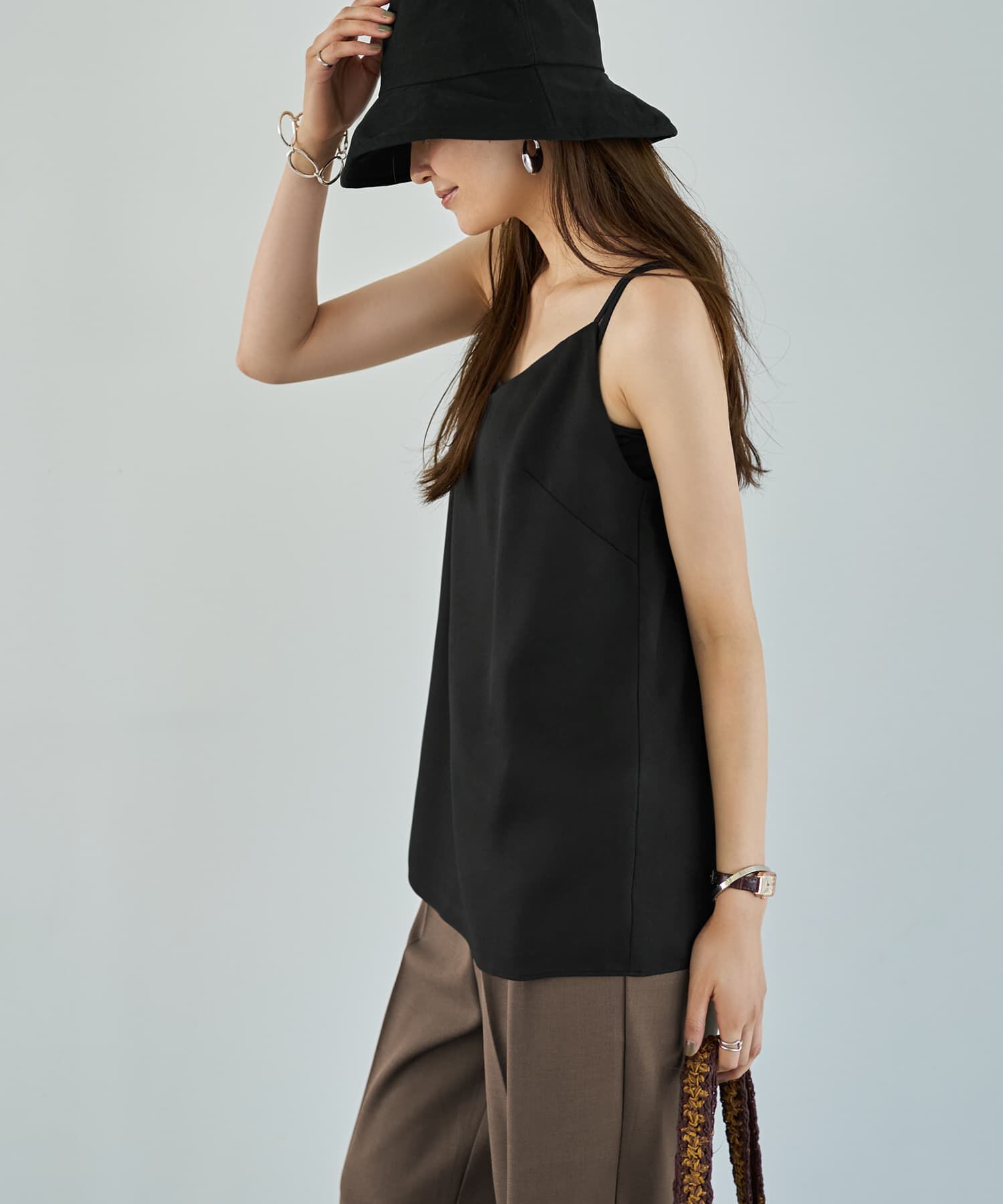 STYLE DELI「肩紐ちょこっとキャミ型ブラウス」|キャミソール|