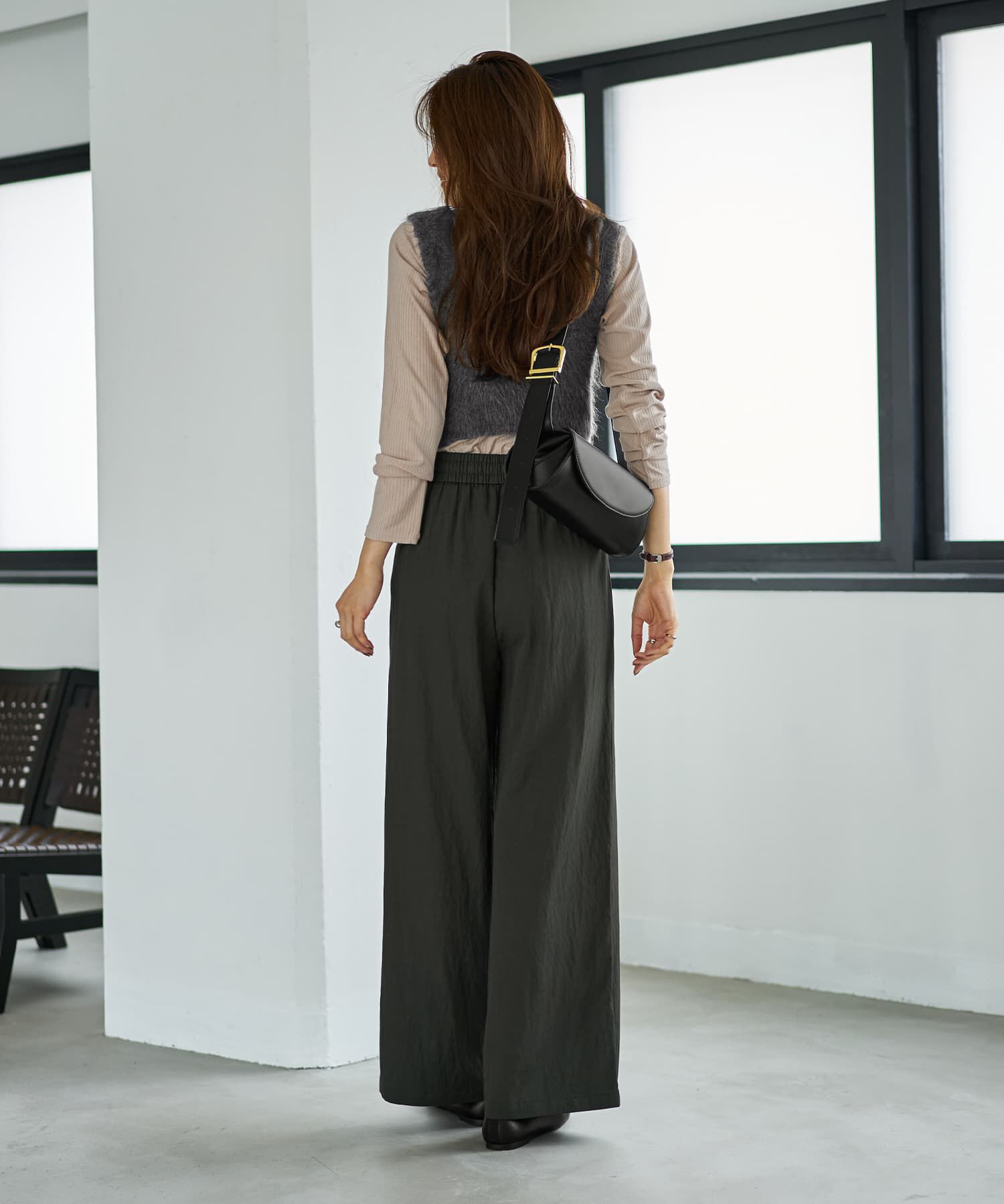 STYLE DELI「秋色シボ入りコットン混リラックスパンツ」|その他|