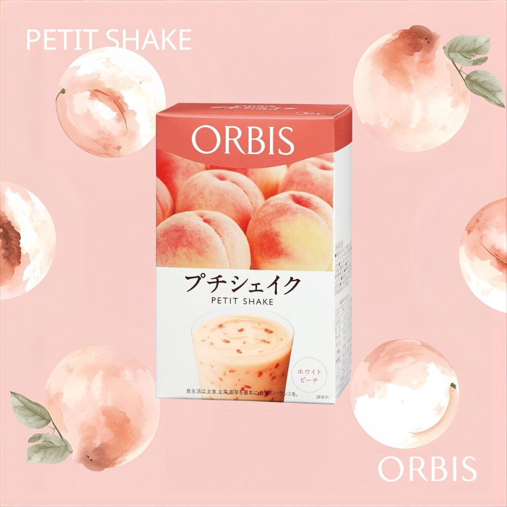 ORBIS「プチシェイク 100g&times;7食分」|健康・美容食品 ※軽減税率対象|ホワイトピーチ