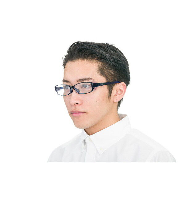 「スクエア型花粉対策めがね AIR VISOR Lサイズ」|メガネ|