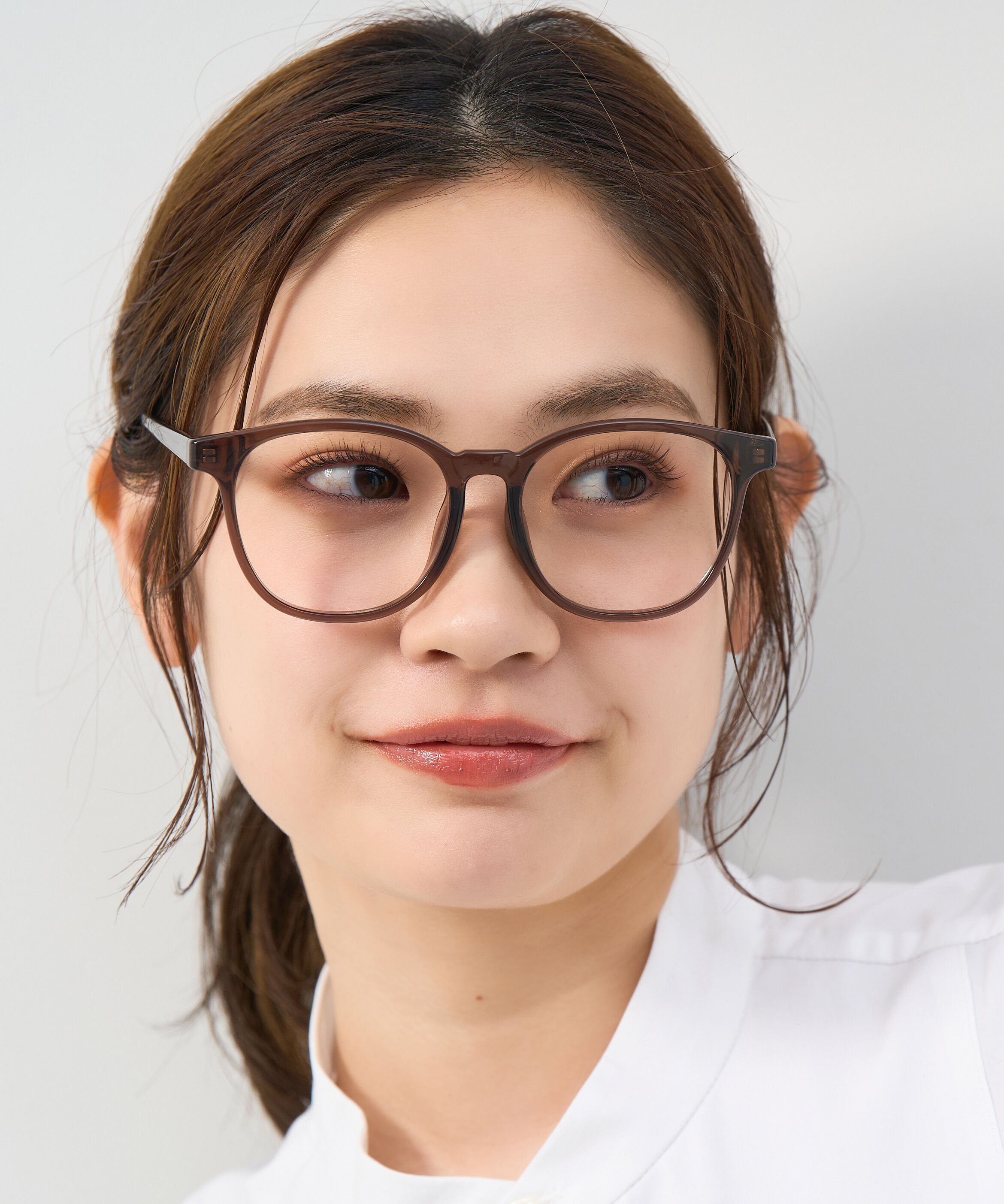  「Zoff | ウェリントン型 メガネ クリアフレーム 黒縁 伊達メガネ レンズ交換券付き」|メガネ|