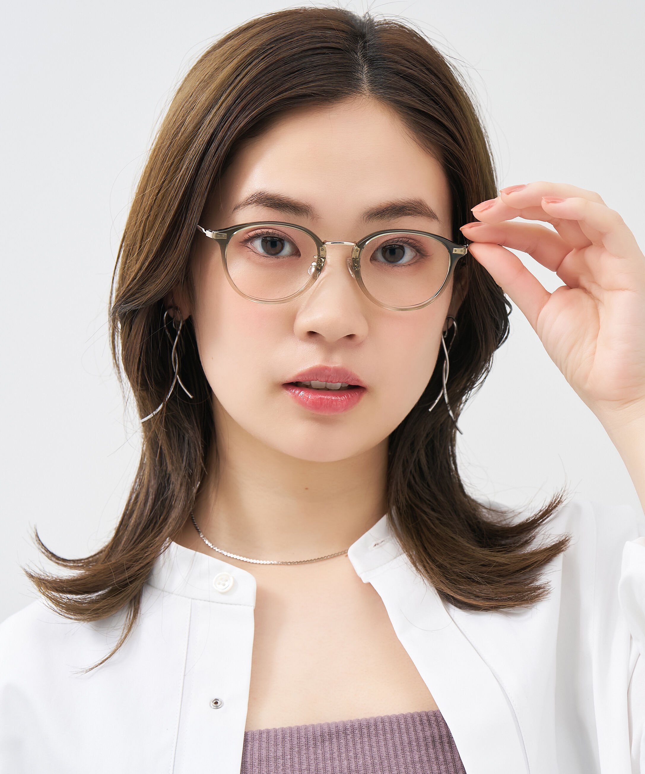  「ボストン型 大人可愛いメガネ トレンド感&times;きちんと感のあるデザイン｜黒縁 クリア レンズ交換券付き」|メガネ|