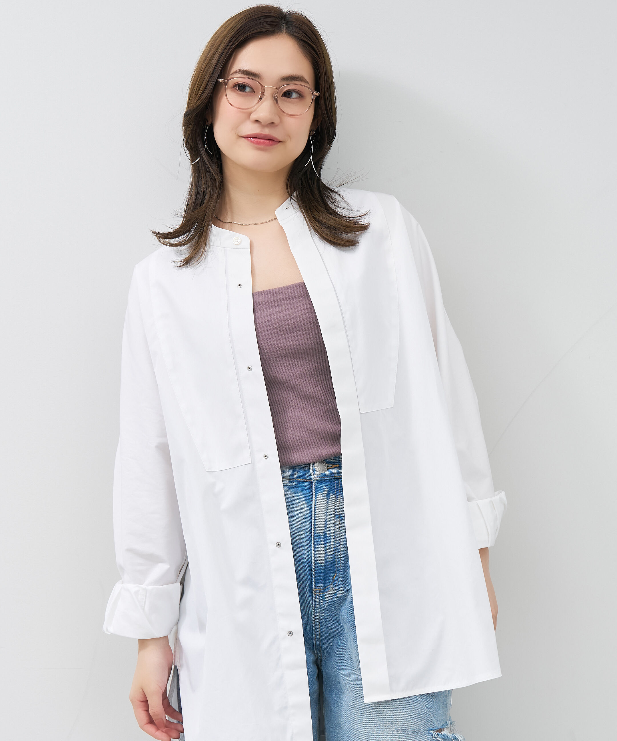  「ボストン型 大人可愛いメガネ トレンド感&times;きちんと感のあるデザイン｜黒縁 クリア レンズ交換券付き」|メガネ|