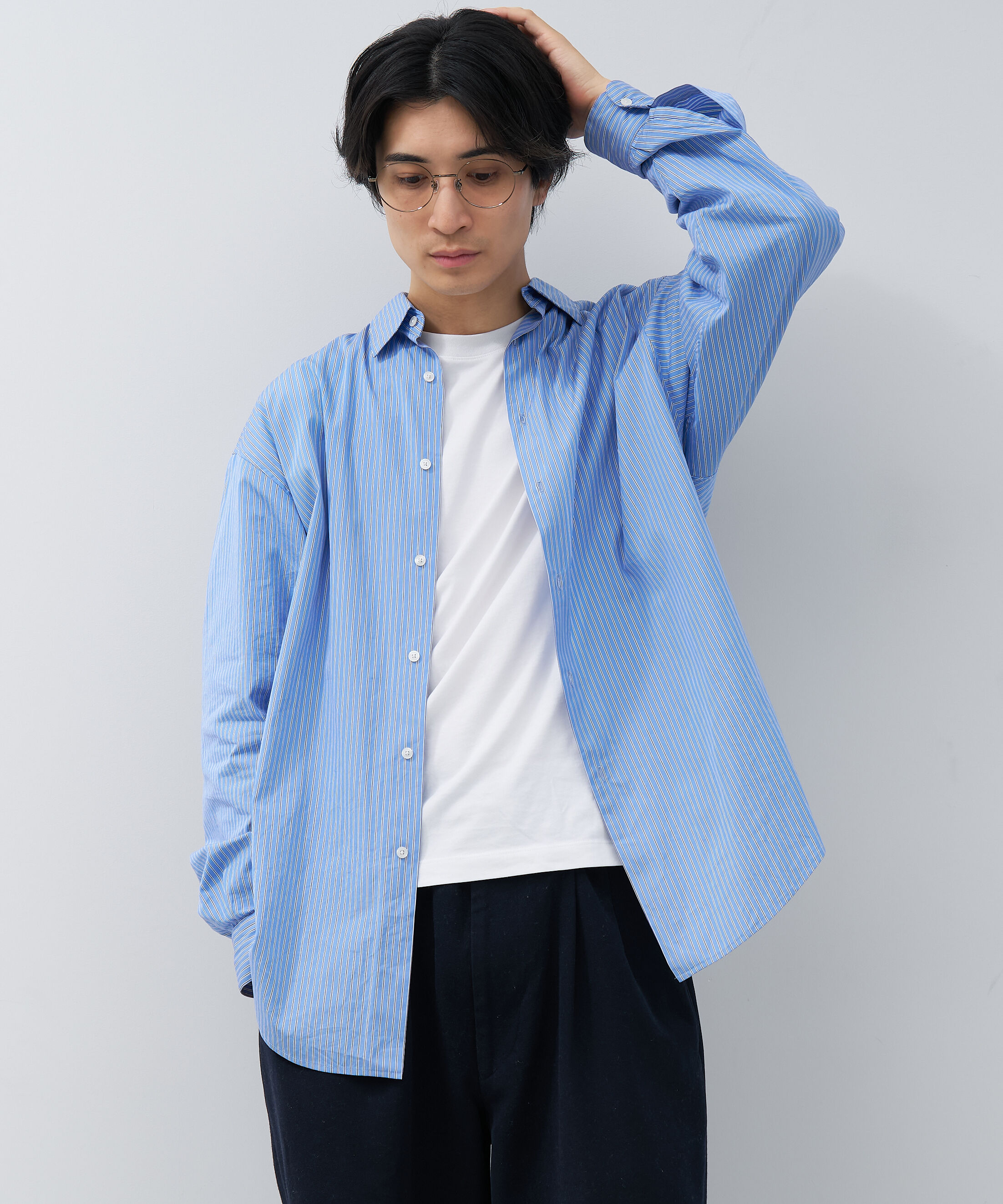  「ボストン型 華奢なラインで大人可愛い メガネ｜大きめサイズ 小顔効果 メタルフレーム レンズ交換券付き」|メガネ|