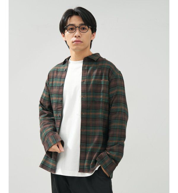  「ボストン型 メガネ│ズレ落ちにくい レザー調のラバーテンプルがオシャレなフレーム｜ レンズ交換券付」|メガネ|