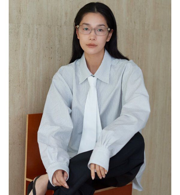  「Zoff｜takashi kumagai ウェリントン型 メガネ 横長フレーム｜伊達メガネ 度付きメガネ  レンズ交換券付」|メガネ|ブラウン