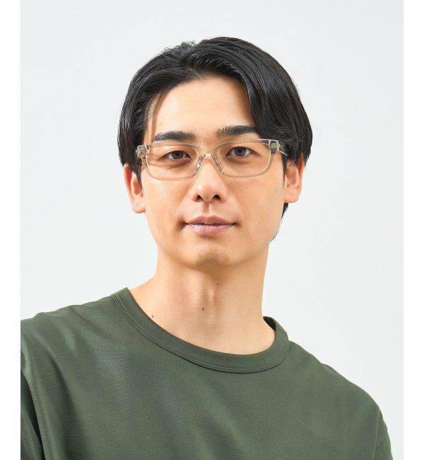  「Zoff｜takashi kumagai ウェリントン型 メガネ 横長フレーム｜伊達メガネ 度付きメガネ  レンズ交換券付」|メガネ|