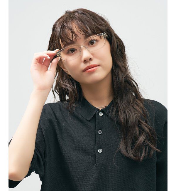  「Zoff｜takashi kumagai ウェリントン型 メガネ 横長フレーム｜伊達メガネ 度付きメガネ  レンズ交換券付」|メガネ|