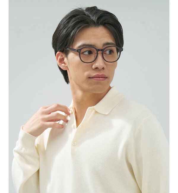  「 ボストン型 メガネ | 黒縁フレーム 伊達めがね 度付きユニセックス 読書  CLASSIC  レンズ交換券付」|メガネ|