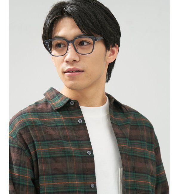  「 ウェリントン型 メガネ | 四角 黒縁フレーム 伊達めがね 度付きユニセックス  CLASSIC  レンズ交換券付」|メガネ|