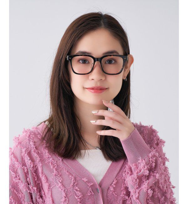  「 ウェリントン型 メガネ | 四角 黒縁フレーム 伊達めがね 度付きユニセックス  CLASSIC  レンズ交換券付」|メガネ|