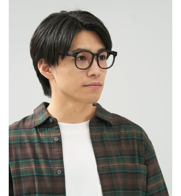  「 ウェリントン型 メガネ | 黒縁フレーム 伊達めがね 度付きユニセックス 読書  CLASSIC  レンズ交換券付」|メガネ|