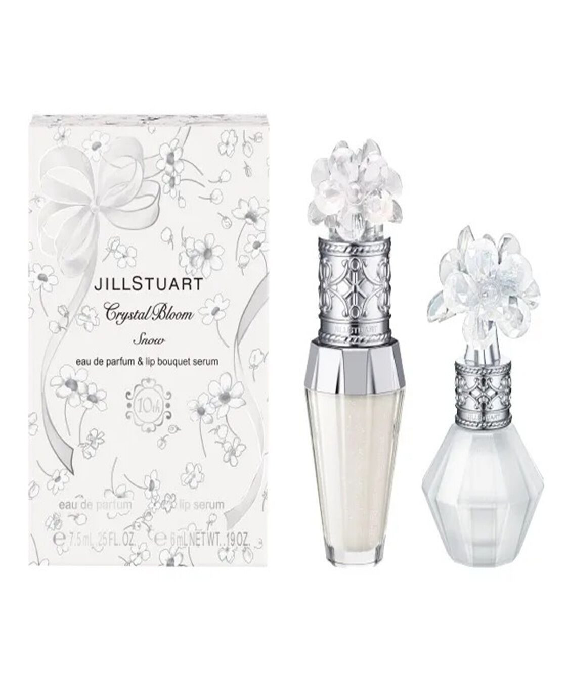 JILL STUART Beauty「【限定】ジルスチュアート クリスタルブルーム スノー オードパルファン ＆ リップブーケ セラム」|香水・フレグランス|-