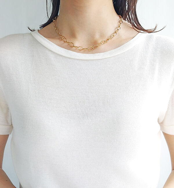  「assemble リングチェーン チョーカー」|ネックレス|