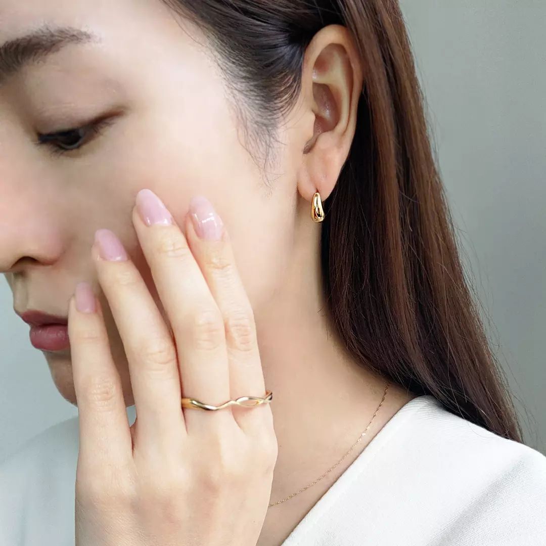  「silver925 カーブラインリバーシブル ダブルフィンガーリング (ニッケルフリー)」|リング|