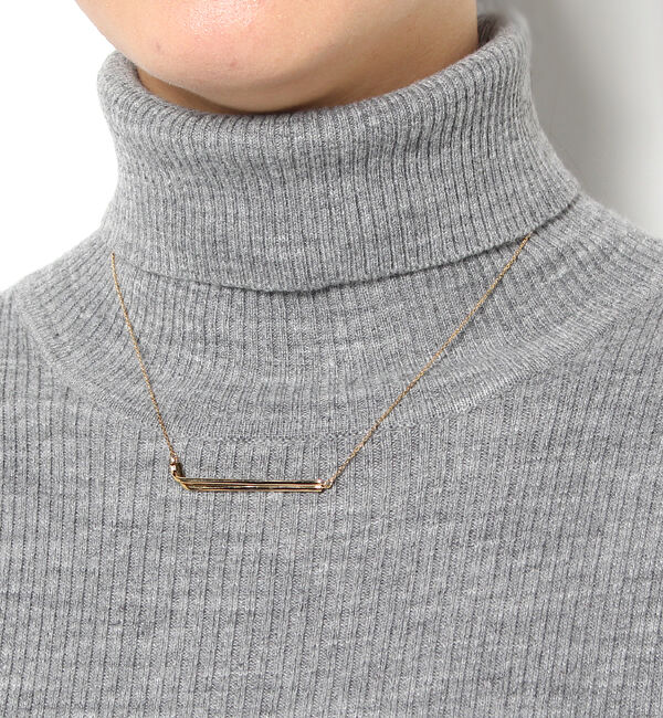 JUPITER「【SV925】ダブルバーダイヤモンドネックレス/ペア」|ネックレス|