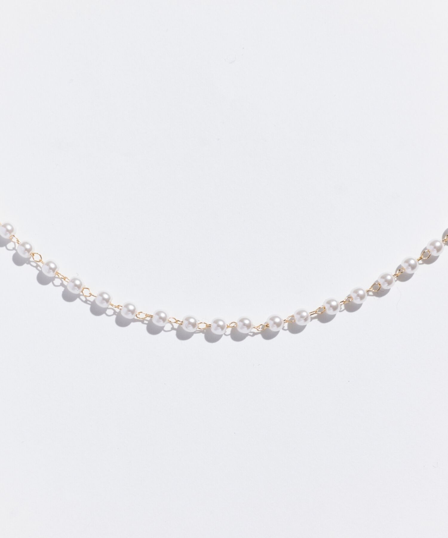 Phoebe「シンプルパールチェーンネックレス」|ネックレス|