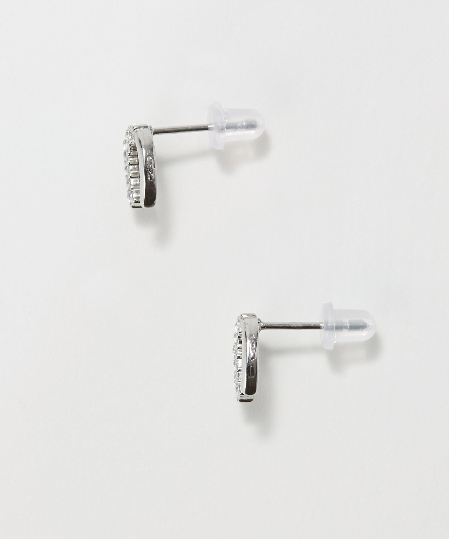 Phoebe「【金属アレルギー対応】グロッシーミニホースシューピアス　シルバー　ステンレス/馬蹄/蹄鉄/ギフト」|ピアス|