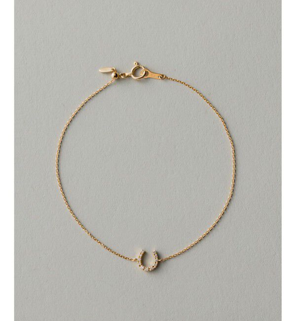 ete「K18YG ホースシュー ダイヤモンド ブレスレット」|ブレスレット・バングル|イエローゴールド