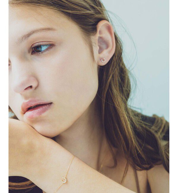 ete「K18YG ホースシュー ダイヤモンド ブレスレット」|ブレスレット・バングル|