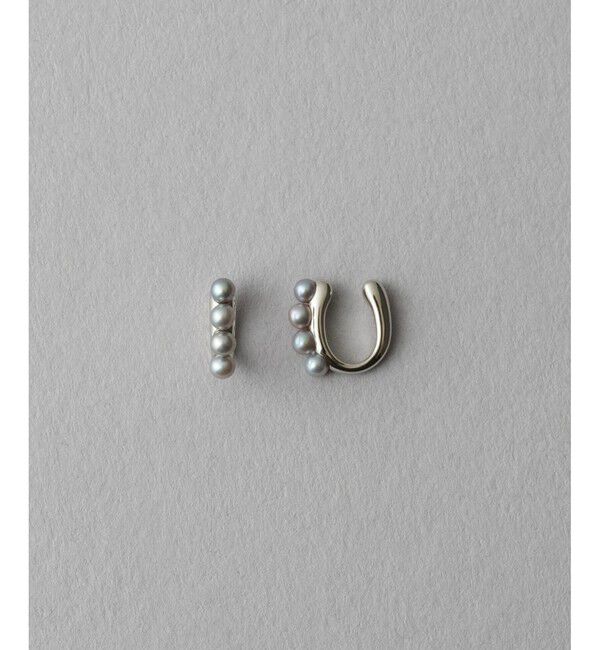 ete「パール タイトイヤリング」|イヤリング|プラチナム