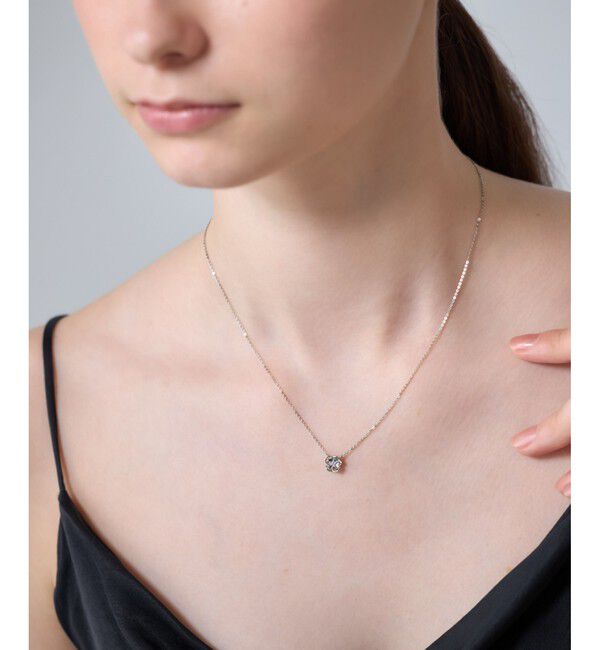 ete「[ファントゥージュエリー] ナチュラルストーン フラワー ネックレス」|ネックレス|