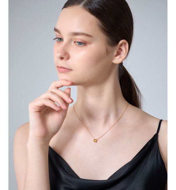 ete「[ファントゥージュエリー] ナチュラルストーン フラワー ネックレス」|ネックレス|