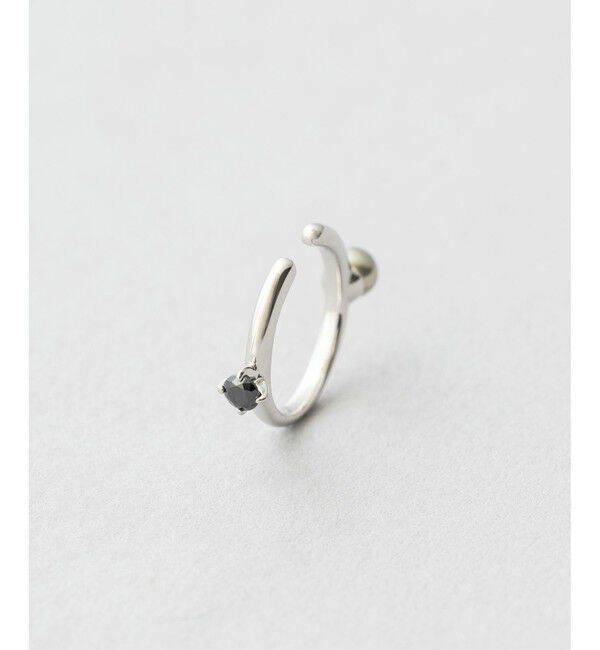 Jouete「【WEB限定カラー】ジルコニア&times;パール チュージング イヤーカフス」|イヤーカフ|