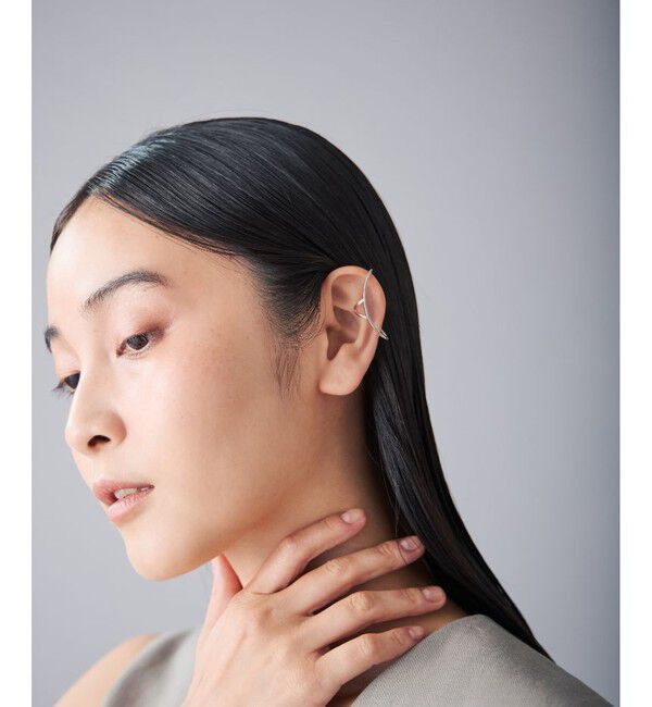 Jouete「イヤーカフス アーチ コンビカラー」|イヤーカフ|