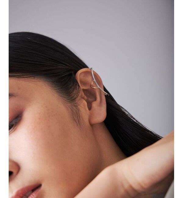 Jouete「イヤーカフス アーチ コンビカラー」|イヤーカフ|