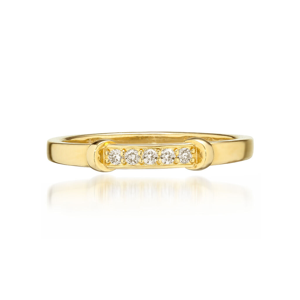 STAR JEWELRY「DIAMOND KNOT RING」|リング|イエローゴールド