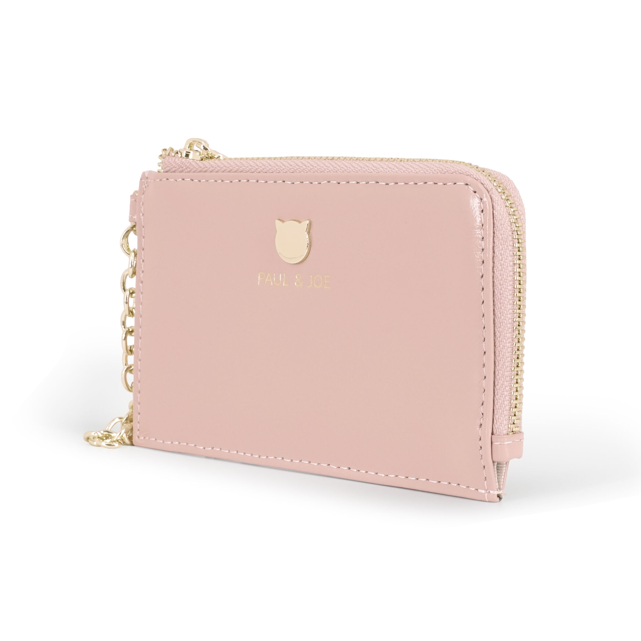 PAUL&JOE「パスコインケース／ＳＭＡＬＬ　ＣＡＴ　ＦＡＣＥ　ＭＥＴＡＬ」|定期入れ|