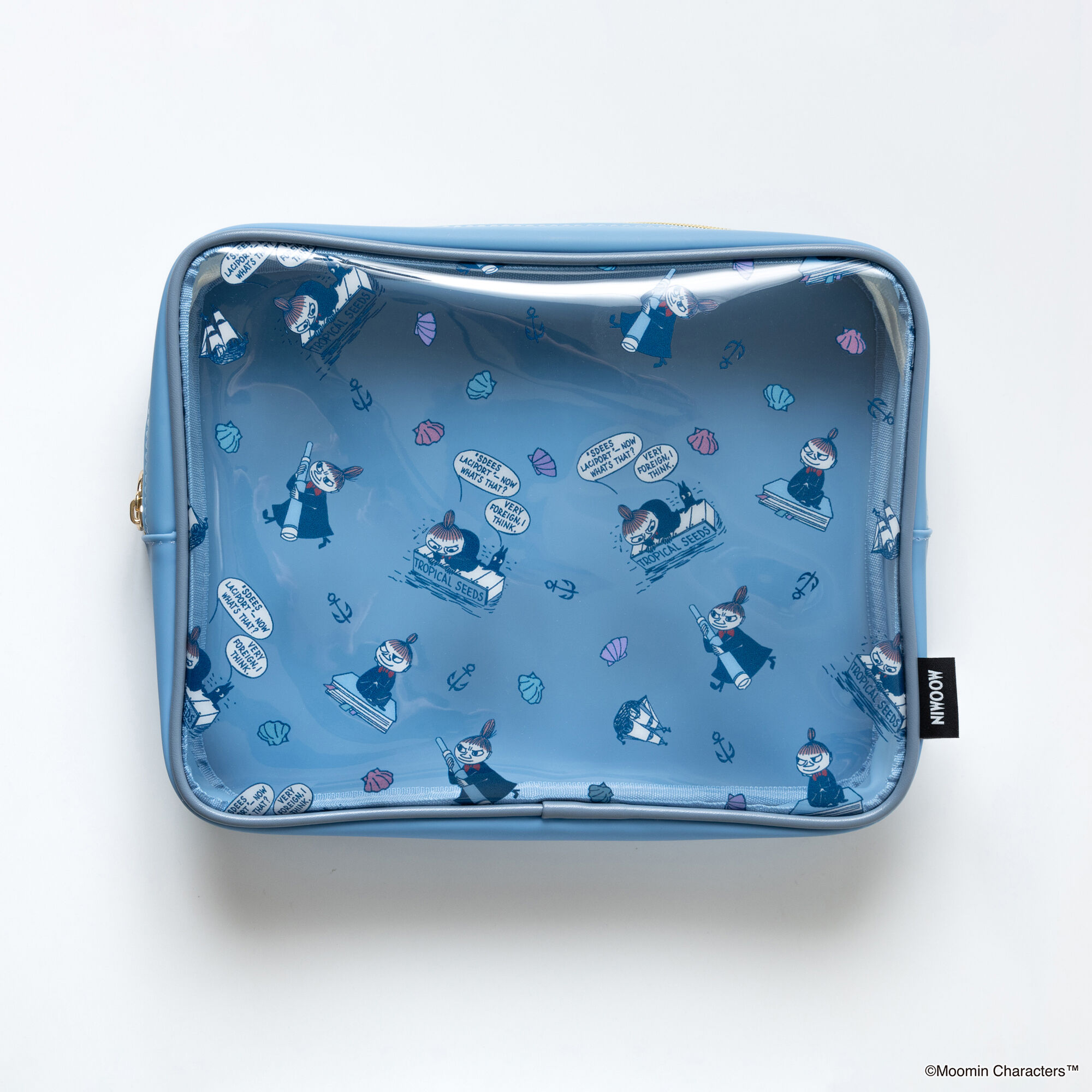  「MOOMIN PATTERN PVC  マルチポーチ」|ポーチ|