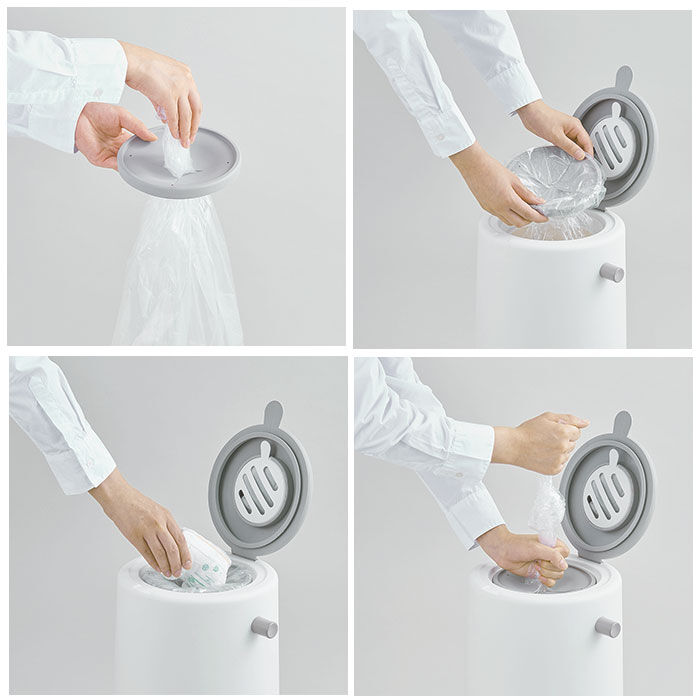 like-it「おむつ ゴミ箱 臭わない 通販 おむつペール オムツペール ごみ箱 ダストボックス ごみばこ」|ダストボックス|