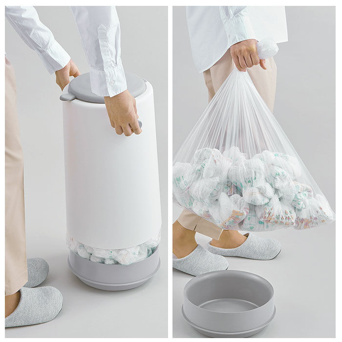 like-it「おむつ ゴミ箱 臭わない 通販 おむつペール オムツペール ごみ箱 ダストボックス ごみばこ」|ダストボックス|