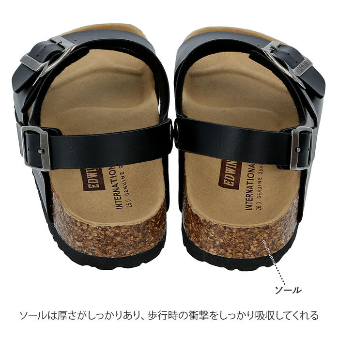 BACKYARD FAMILY「サンダル メンズ ブランド 通販 おしゃれ コンフォートシューズ 履きやすい 黒 靴 カジュアル」|サンダル|