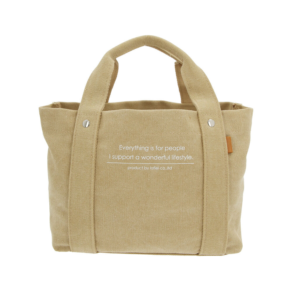 BACKYARD FAMILY「キャンバス トート ミニ 通販 レディース トートバッグ サブバッグ ミニバッグ かばん バッグ」|トートバッグ|ベージュ1