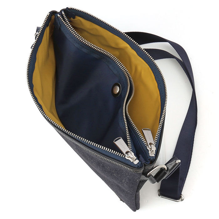 BACKYARD FAMILY「サコッシュ メンズ ブランド 通販 INNFITH インフィス 55736 デニムサコッシュ」|ショルダー・メッセンジャー|