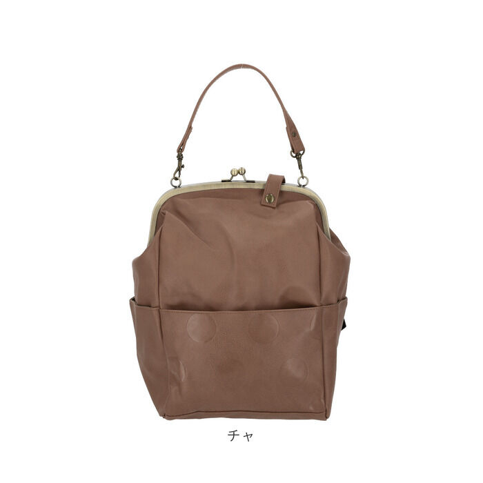 BACKYARD FAMILY「がま口 リュック 通販 レディース おしゃれ 小さめ 通勤 通学 大容量 B5 合皮」|その他|