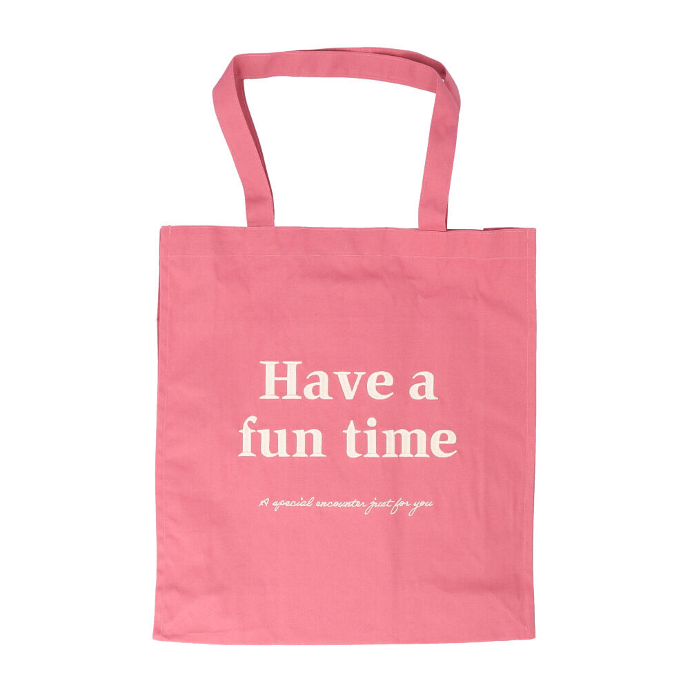 BACKYARD FAMILY「JOUET ジョエット トートバッグ 通販 J6511 ロゴ刺繍 カラフルトート トートバック」|トートバッグ|ピンク1