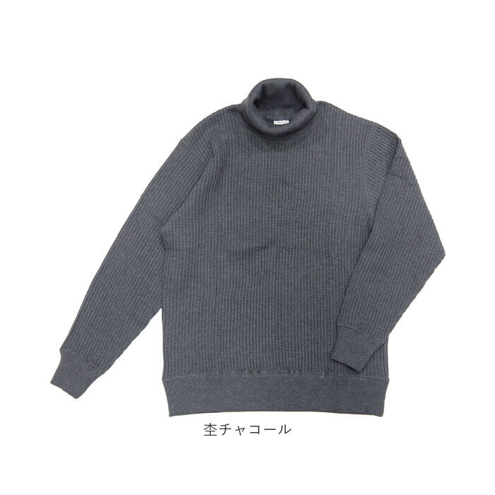 BACKYARD FAMILY「JEMORGAN サーマル JB502-52C 通販 ビッグワッフル タートルネック」|Tシャツ・カットソー|