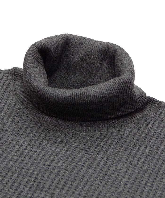 BACKYARD FAMILY「JEMORGAN サーマル JB502-52C 通販 ビッグワッフル タートルネック」|Tシャツ・カットソー|