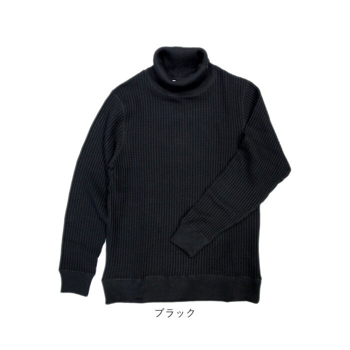 BACKYARD FAMILY「JEMORGAN サーマル JB502-52C 通販 ビッグワッフル タートルネック」|Tシャツ・カットソー|