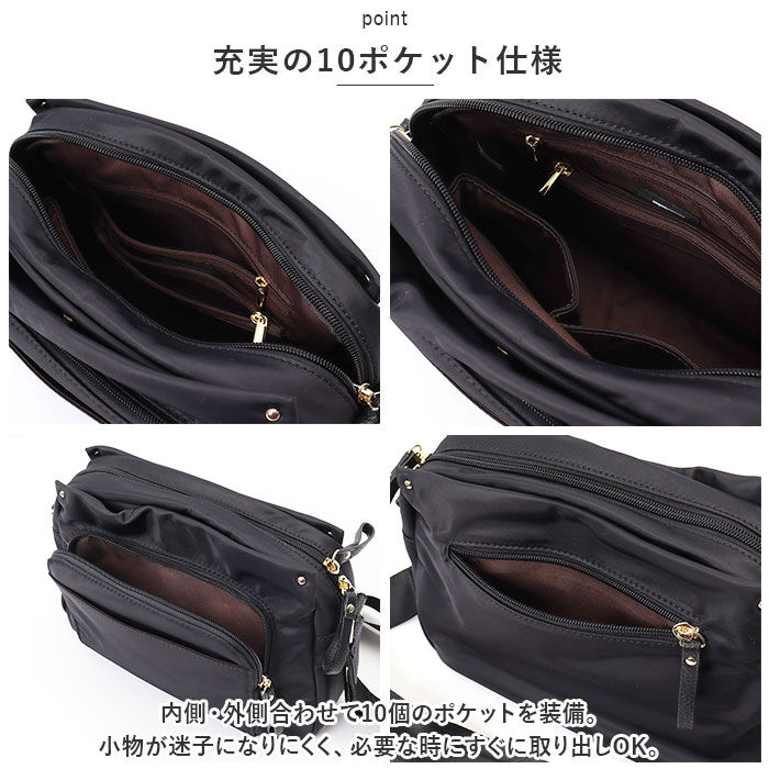 BACKYARD FAMILY「LIZDAYS リズデイズ ショルダーバッグ ポケット たくさん 通販 ショルダーバック」|ショルダー・メッセンジャー|