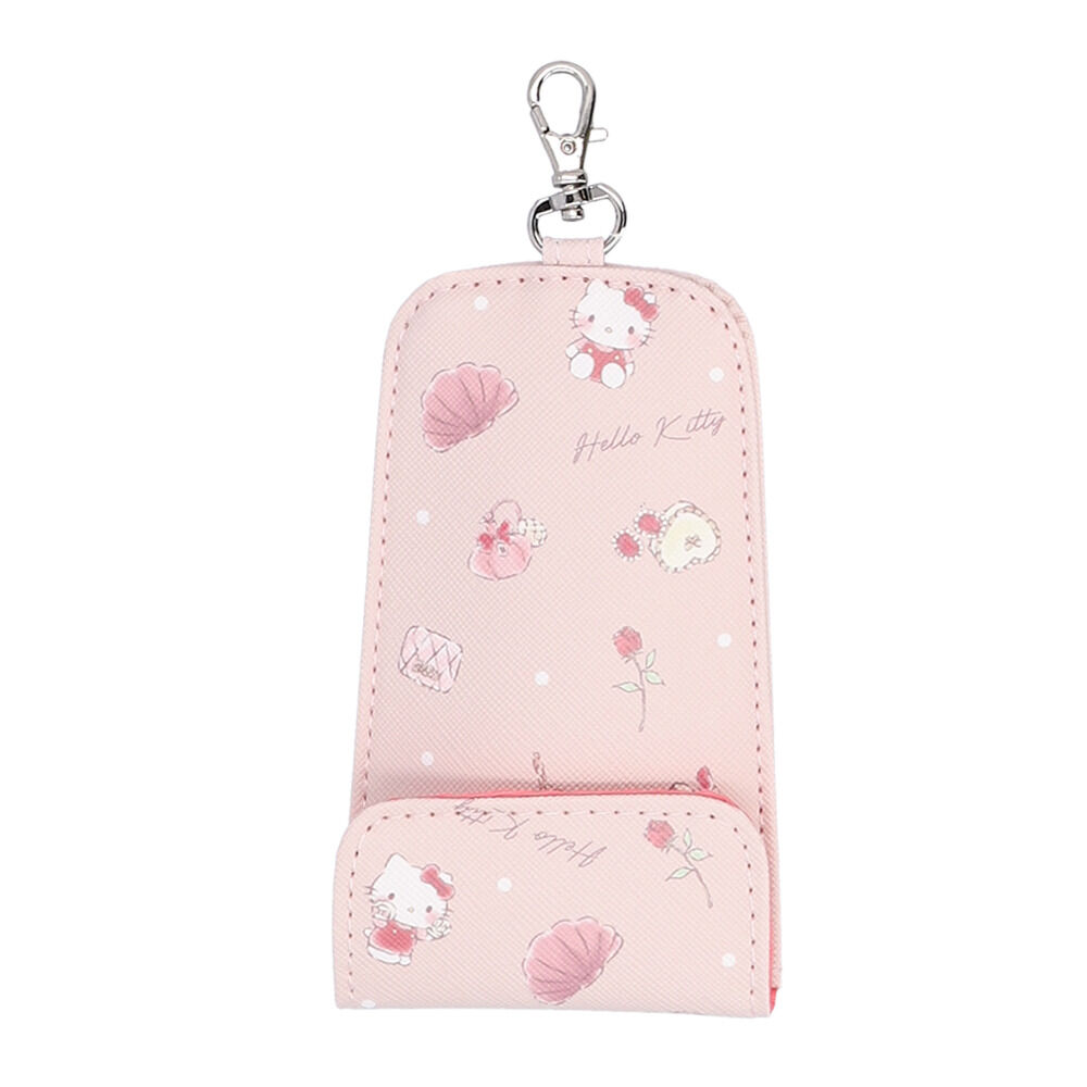 BACKYARD FAMILY「サンリオ キーケース 通販 キーホルダー リール付きキーケース キーカバー キャラクター 鍵」|チャーム・キーホルダー|ピンク1